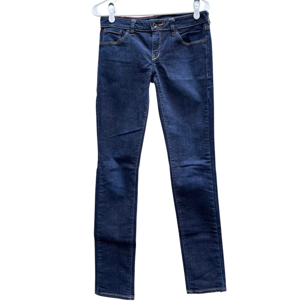 Raleigh Denim Handcrafted Dark Wash Jeans Cotton Blend Women's Size 28